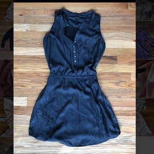 Grey sateen Express dress